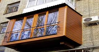 Внешняя отделка балкона Череповец цена от 1047 руб. м/2.